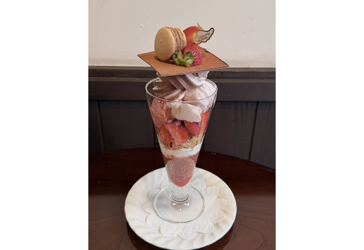 季節のパフェ